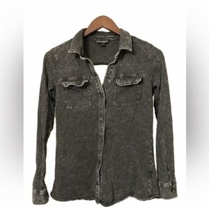 Rock & Republic Charcoal Denim Shirt